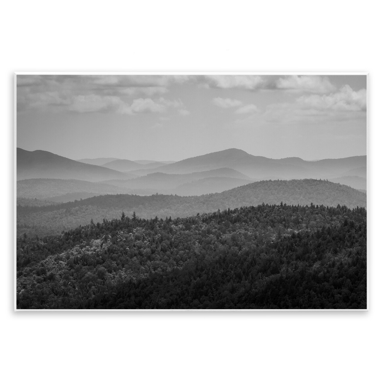 Stupell Industries Misty Adirondack Mountains Wall Plaque, design by James Rodewald